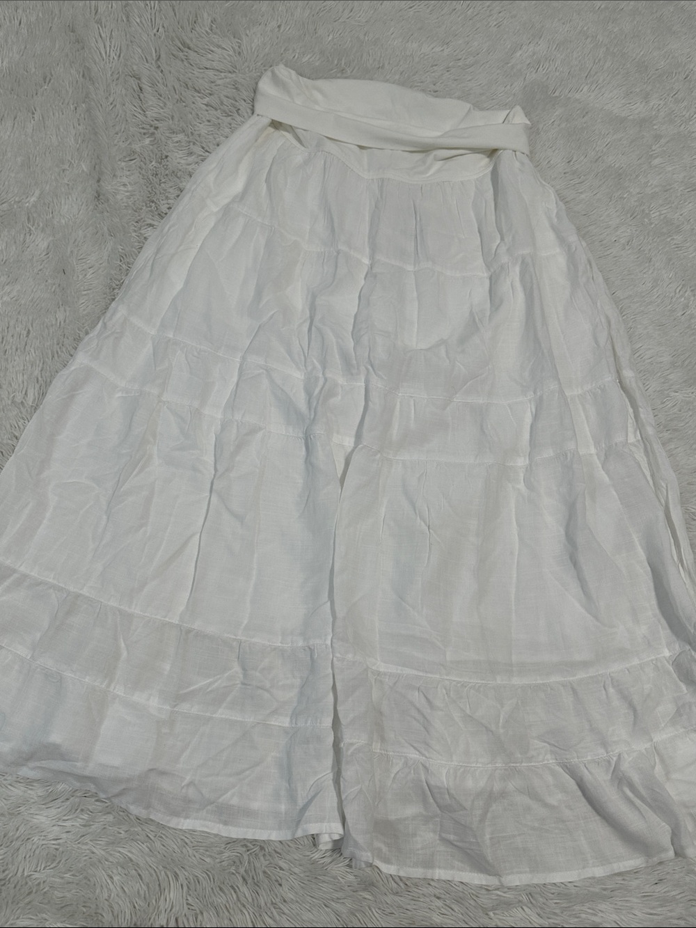 🌴 NWT Hollister Fold Down Waist Maxi Skirt